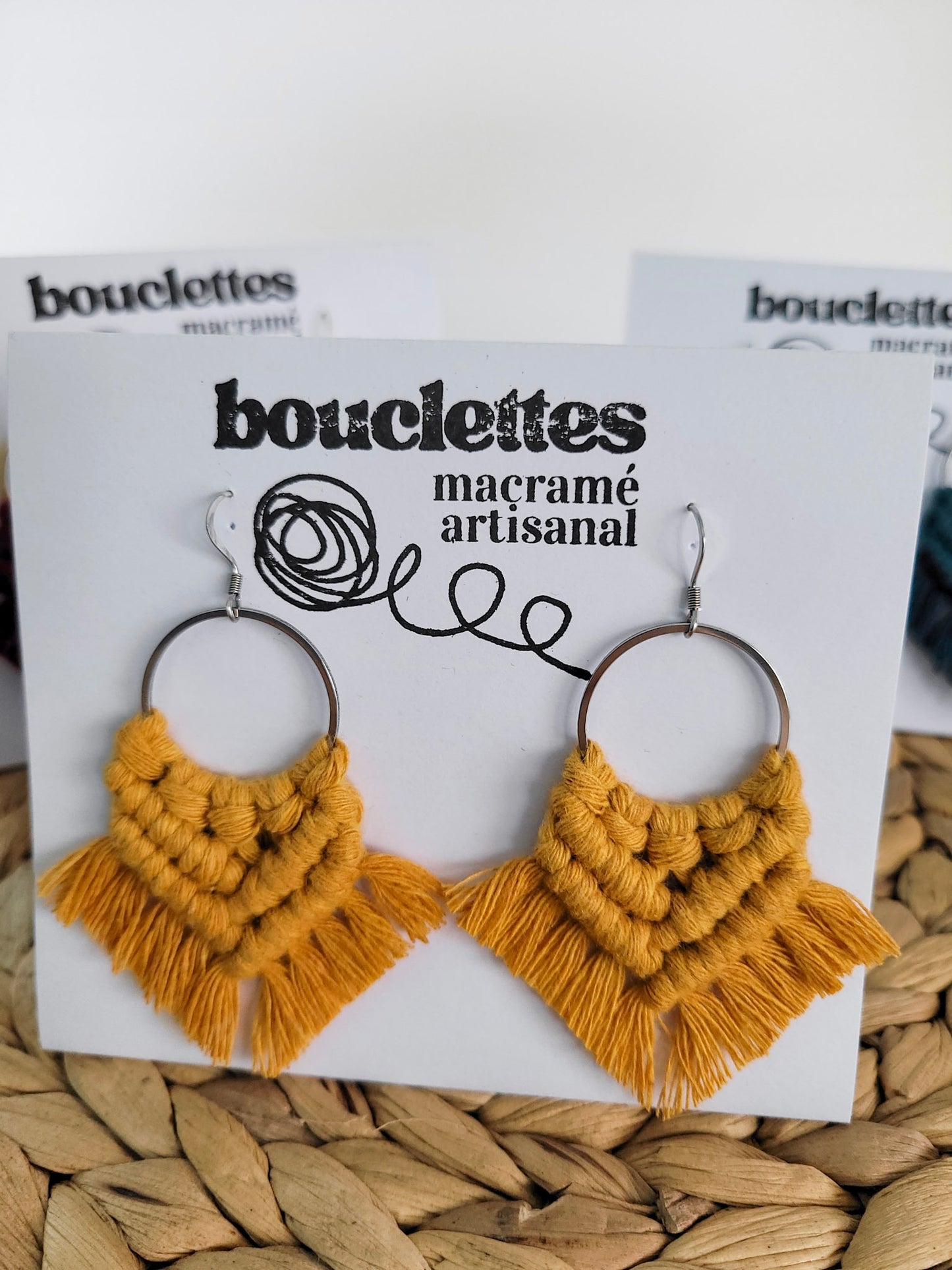 Boucles d'oreilles boho chic