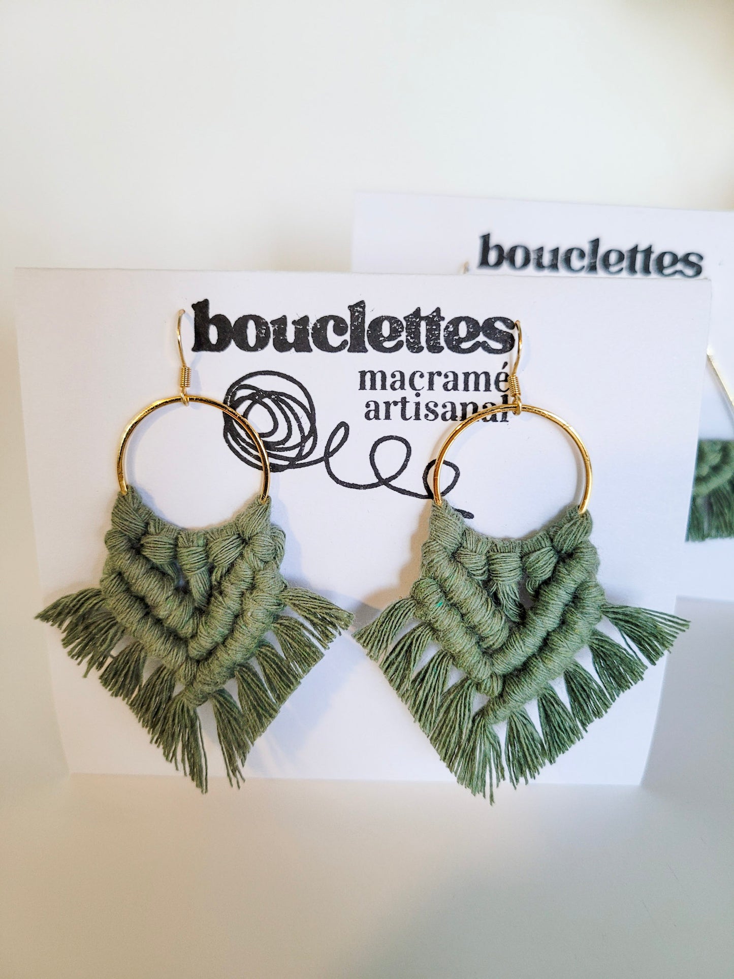 Boucles d'oreilles boho chic
