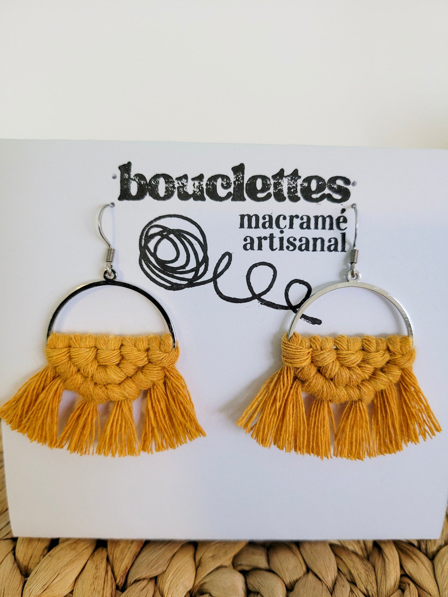 Boucles d'oreilles boho chic
