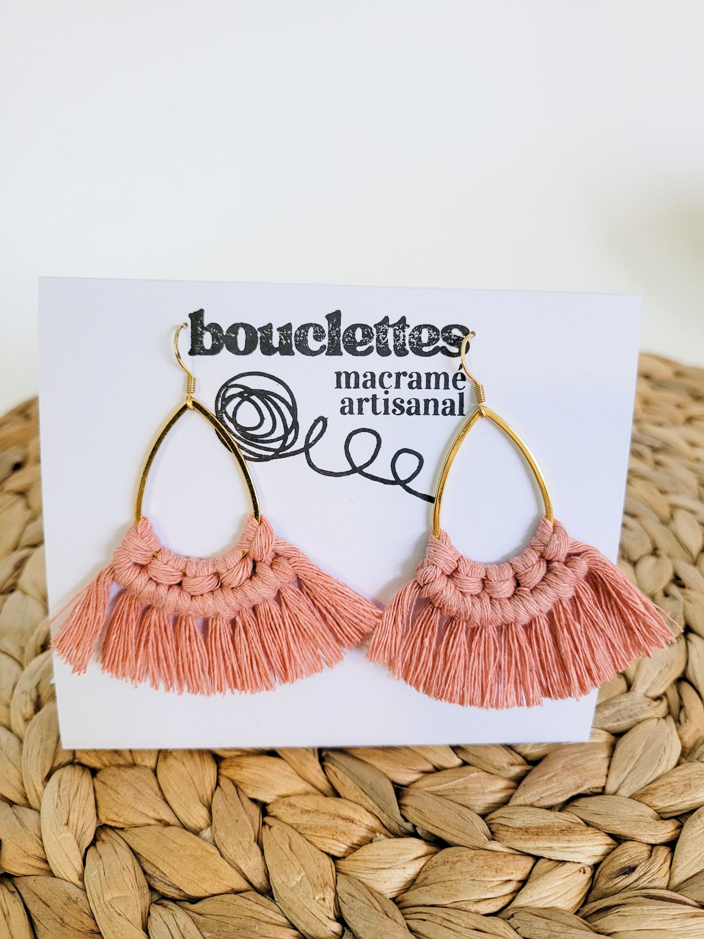 Boucles d'oreilles boho chic