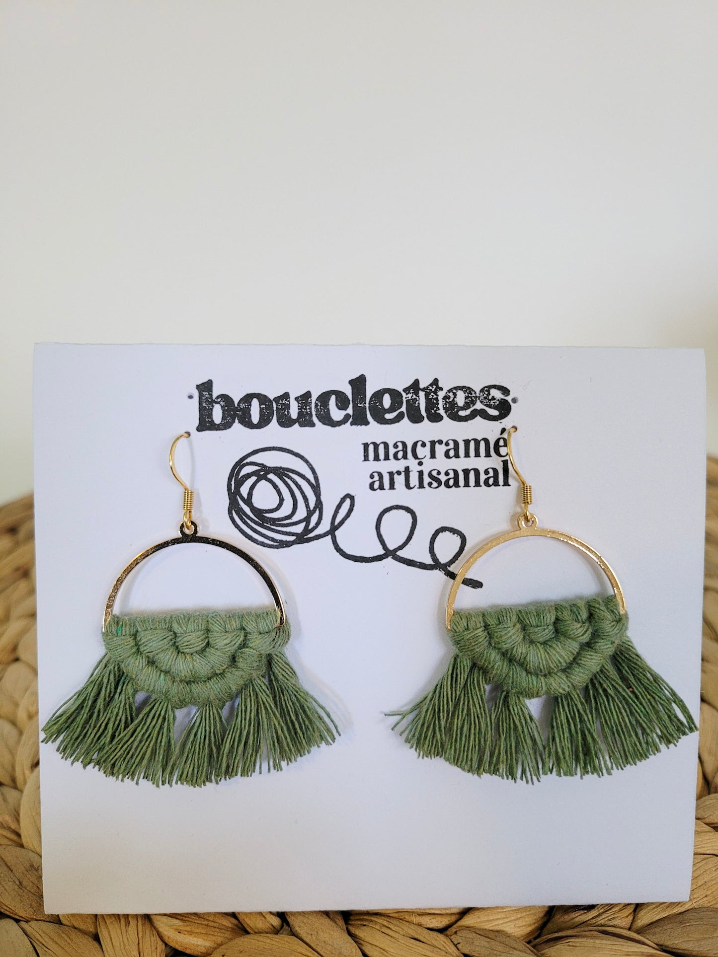 Boucles d'oreilles boho chic