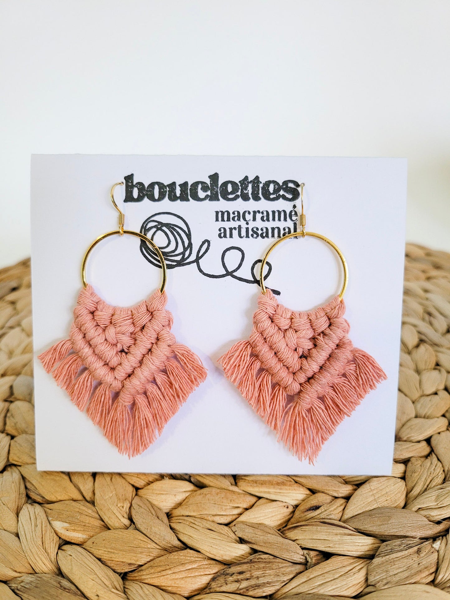 Boucles d'oreilles boho chic