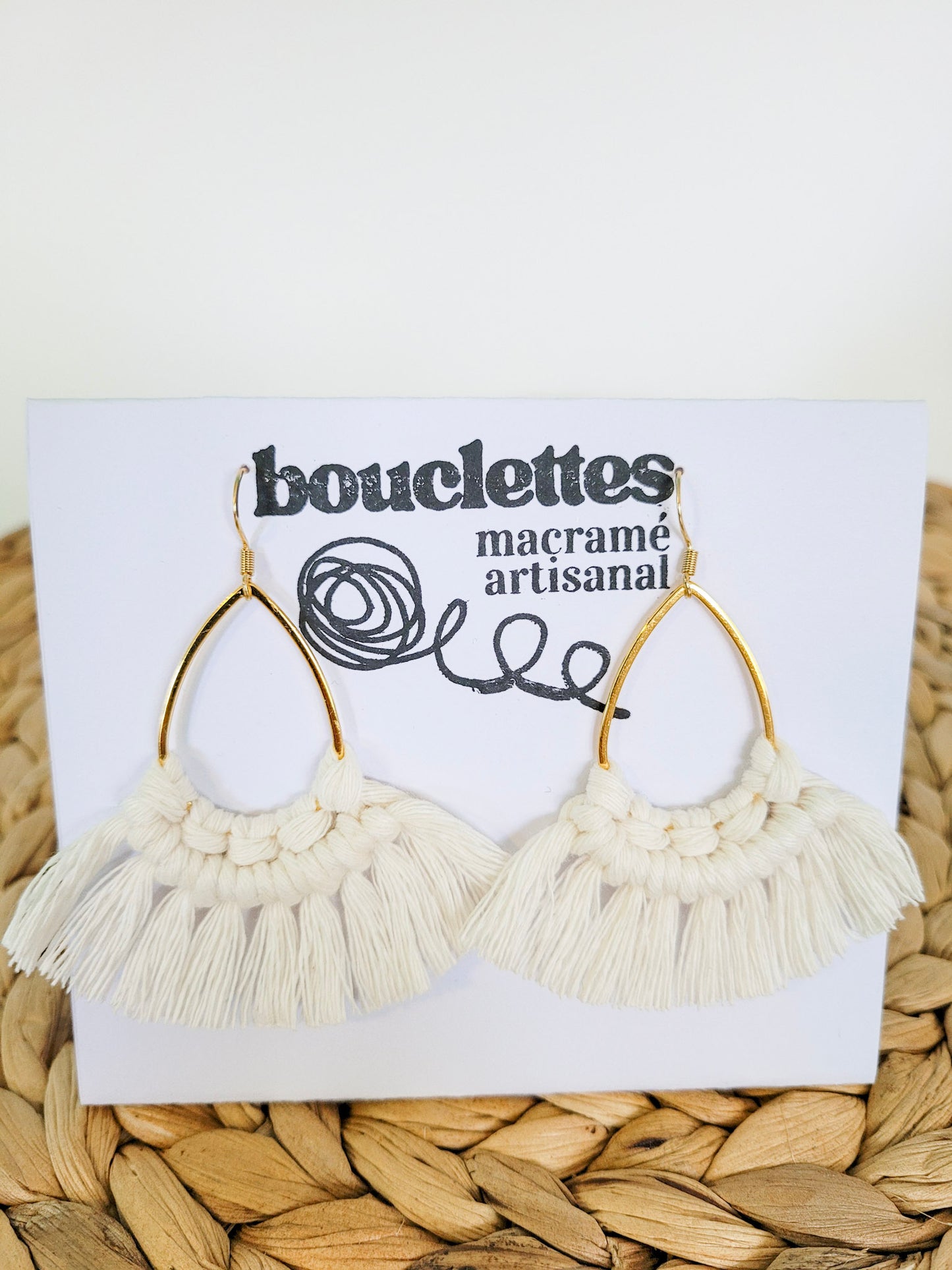Boucles d'oreilles boho chic