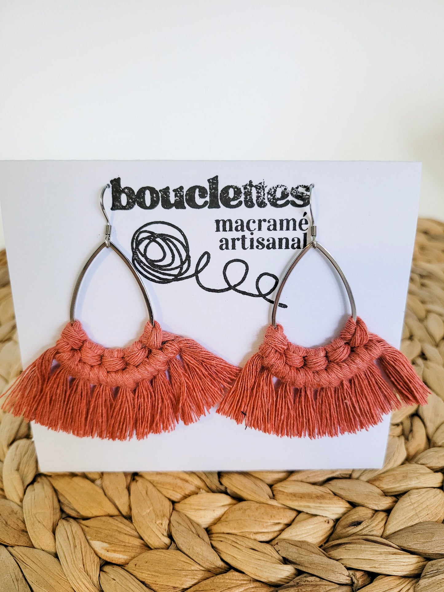 Boucles d'oreilles boho chic