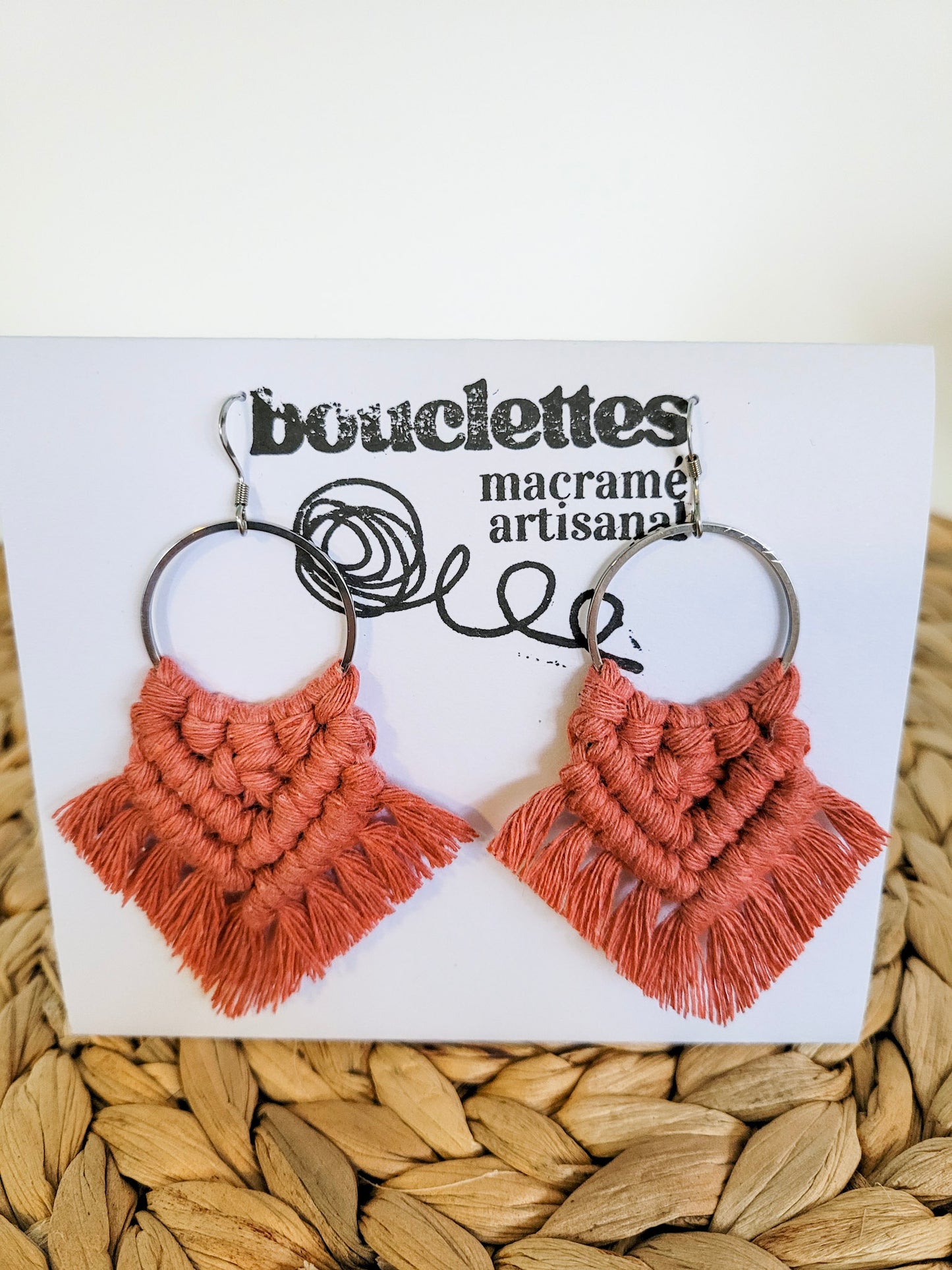 Boucles d'oreilles boho chic