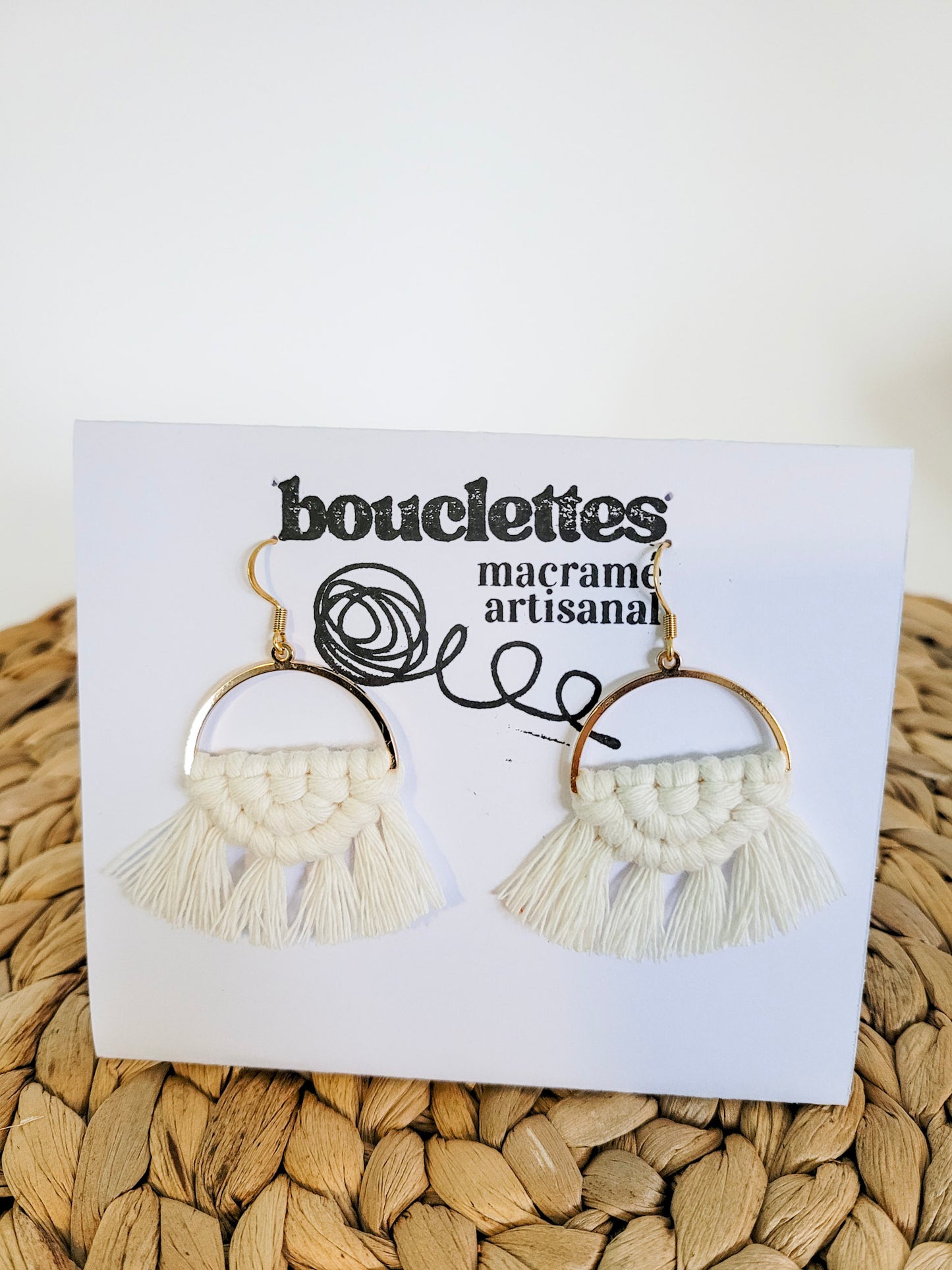 Boucles d'oreilles boho chic