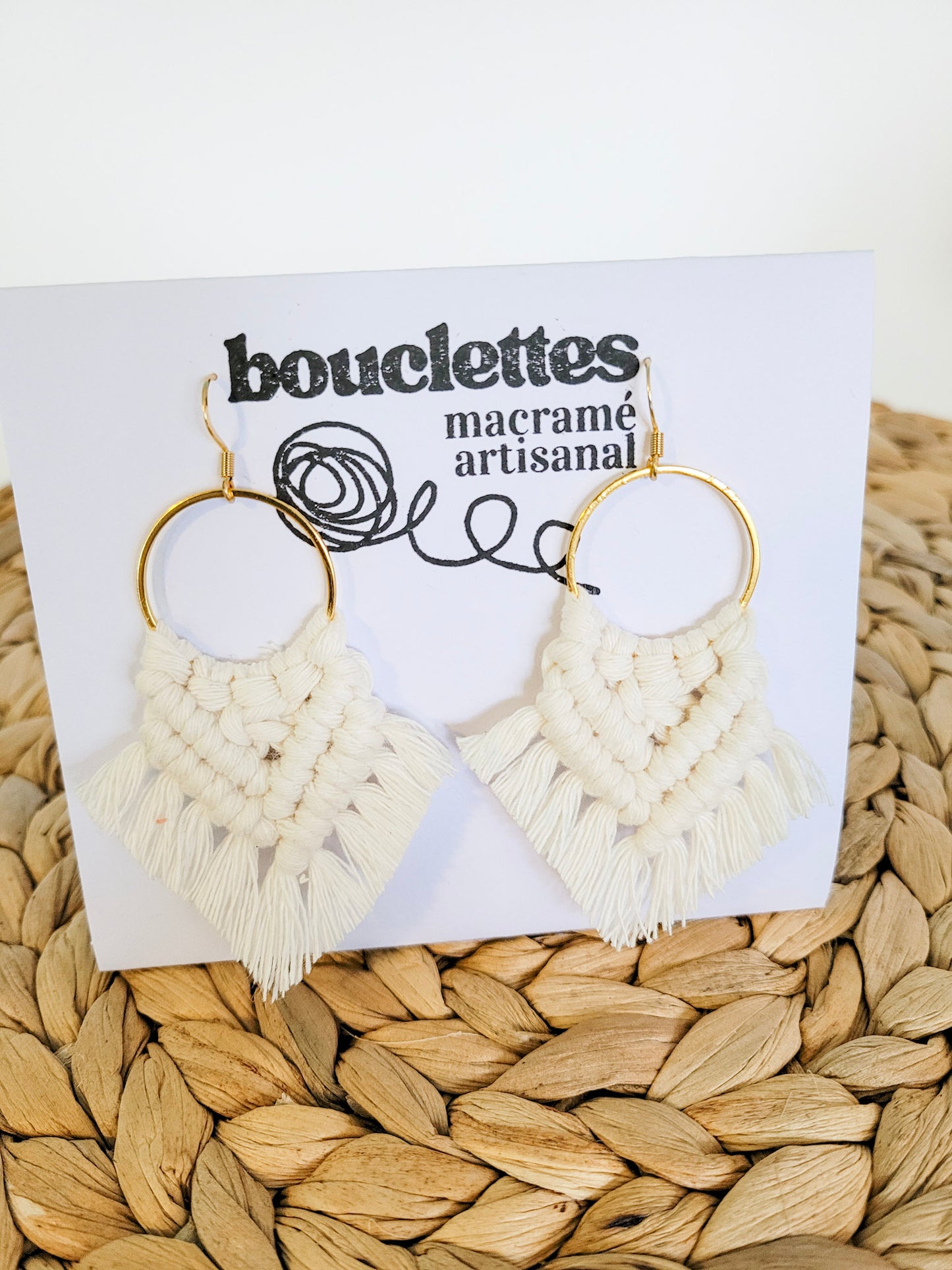 Boucles d'oreilles boho chic