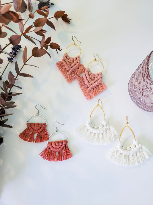 Boucles d'oreilles boho chic