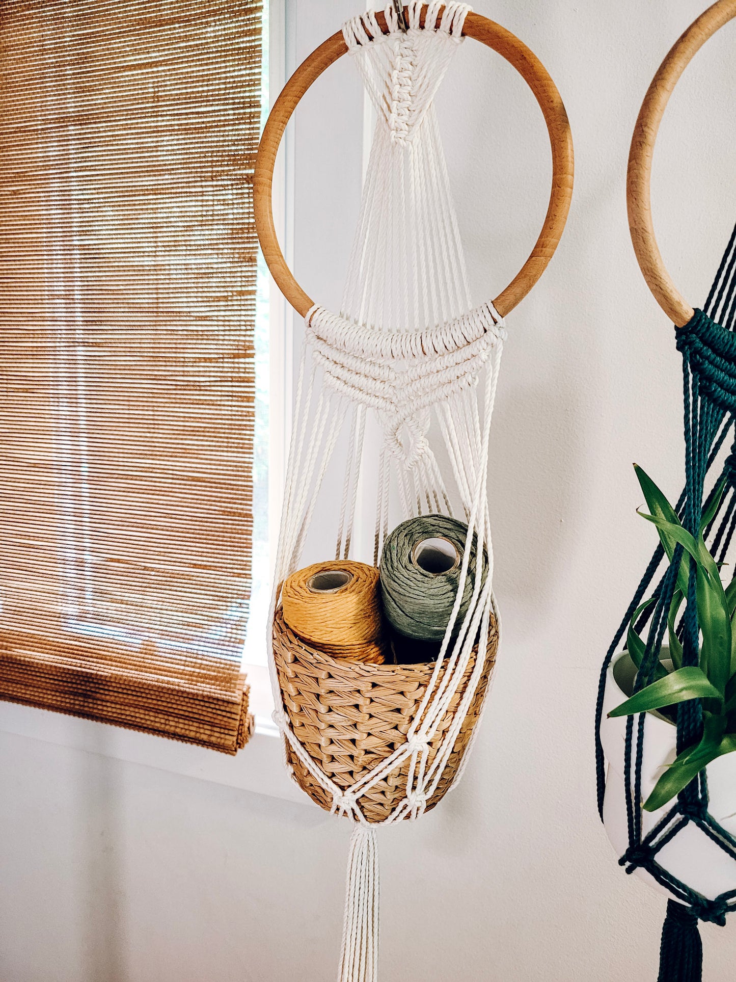 Jardinière murale anneau romantico